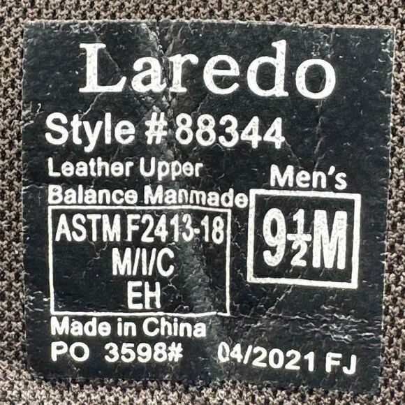 Laredo Chain-Steel Toe Safety Work Boots - Picture 14 of 14